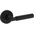 thumbnail image 1 of Baldwin PVLKFRRR190 Lake Forest Privacy Door Lever Set - Black, 1 of 7