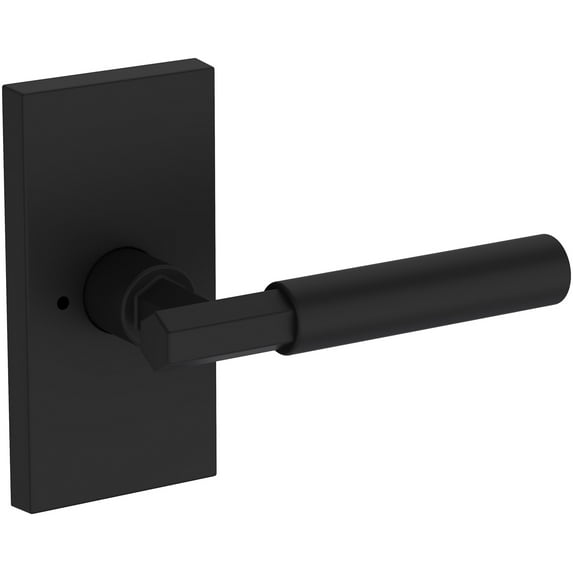 Baldwin PVRIDCFR190 Riddling Privacy Door Lever Set - Black