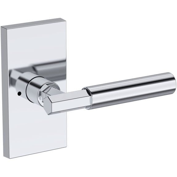 Baldwin Pv.Rid.R.Cfr Riddling Privacy Door Lever Set - Chrome