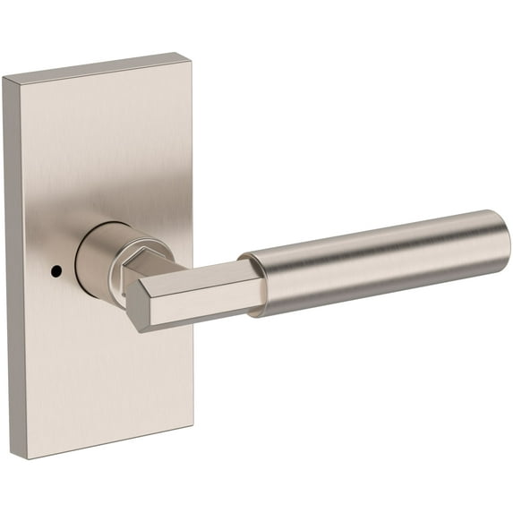 Baldwin PVRIDCFR150 Riddling Privacy Door Lever Set - Nickel