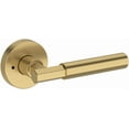 thumbnail image 1 of Baldwin PVRIDCRR044 Riddling Privacy Door Lever Set - Brass, 1 of 7