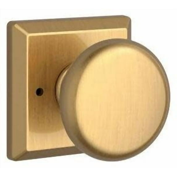 Baldwin PVROUTSR044 Round Privacy Door Knob - Brass