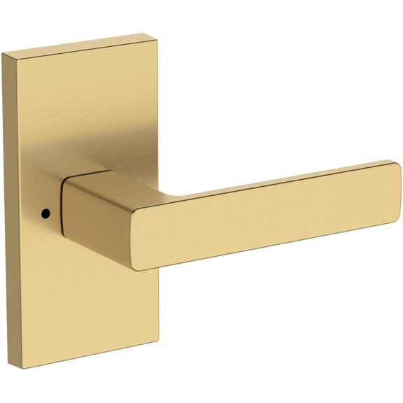 Baldwin PVSHACFR044 Sharpewood Privacy Door Lever Set - Brass