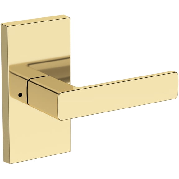 Baldwin Pv.Sha.R.Cfr Sharpewood Privacy Door Lever Set - Brass