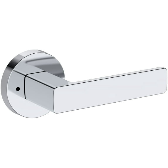 Baldwin Pv.Sha.R.Crr Sharpewood Privacy Door Lever Set - Chrome