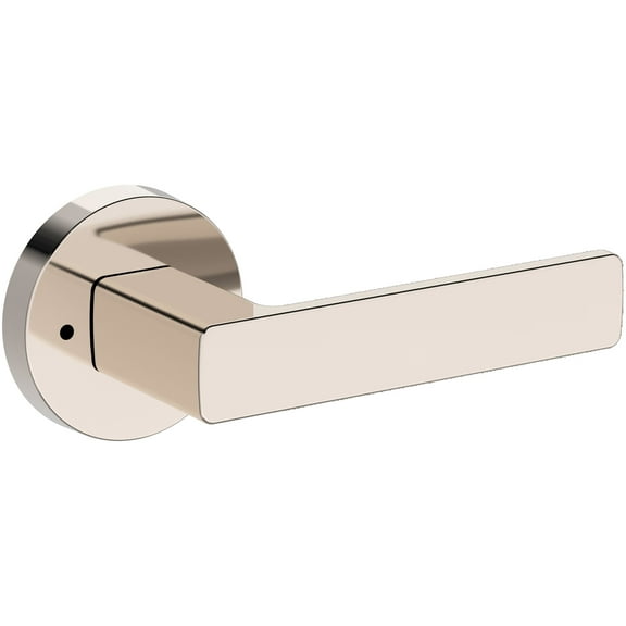 Baldwin Pv.Sha.R.Crr Sharpewood Privacy Door Lever Set - Nickel