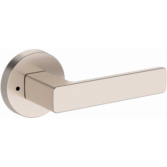 Baldwin Pv.Sha.R.Crr Sharpewood Privacy Door Lever Set - Nickel