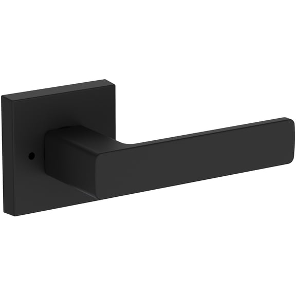 Baldwin Pv.Sha.R.Csr Sharpewood Privacy Door Lever Set - Black