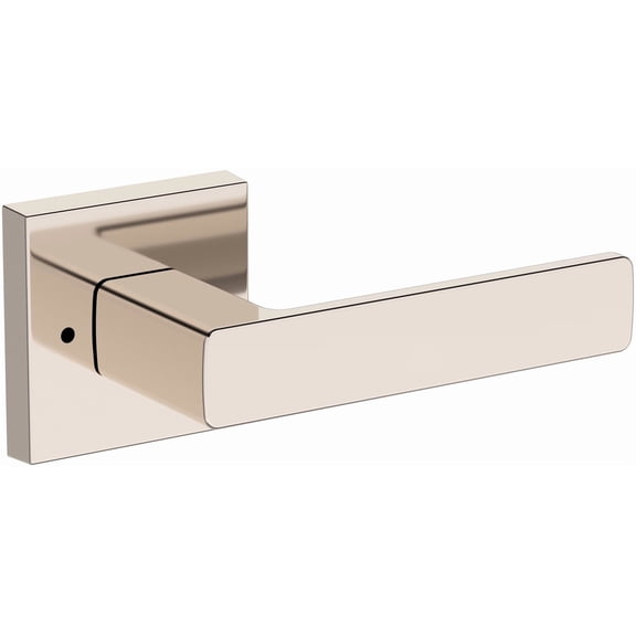 Baldwin PVSHACSR055 Sharpewood Privacy Door Lever Set - Nickel