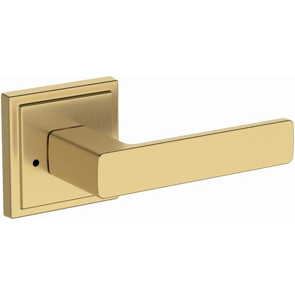 Baldwin Pv.Sha.R.Ssr Sharpewood Privacy Door Lever Set - Brass