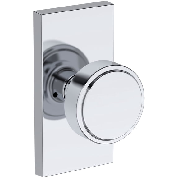 Baldwin PVVASCFR260 Vashon Privacy Door Knob Set - Chrome