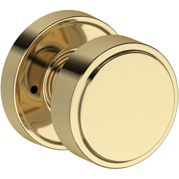 Baldwin PVVASRRR031 Vashon Privacy Door Knob Set - Brass