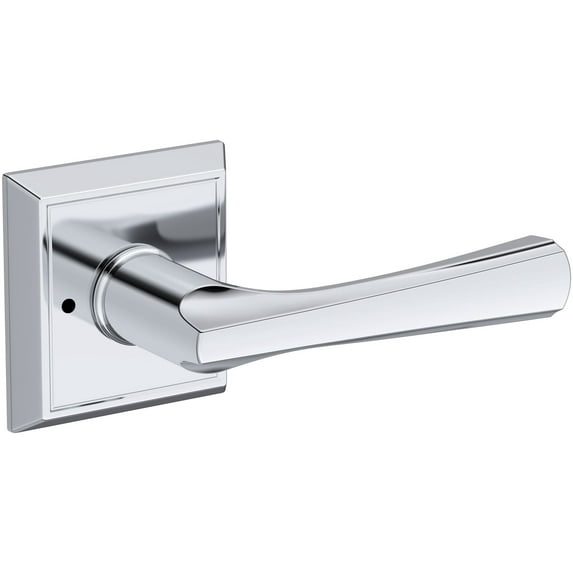 Baldwin PVWYNCHR260 Wyndcliff Privacy Door Lever Set - Chrome