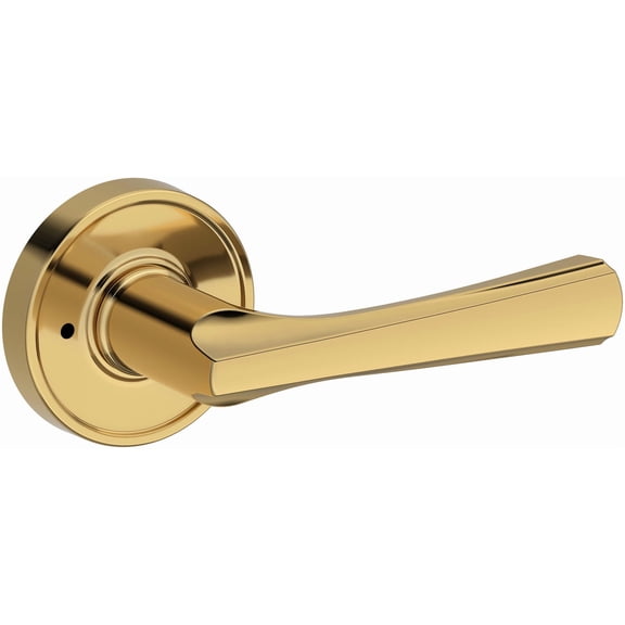 Baldwin Pv.Wyn.R.Rrr Wyndcliff Privacy Door Lever Set - Brass