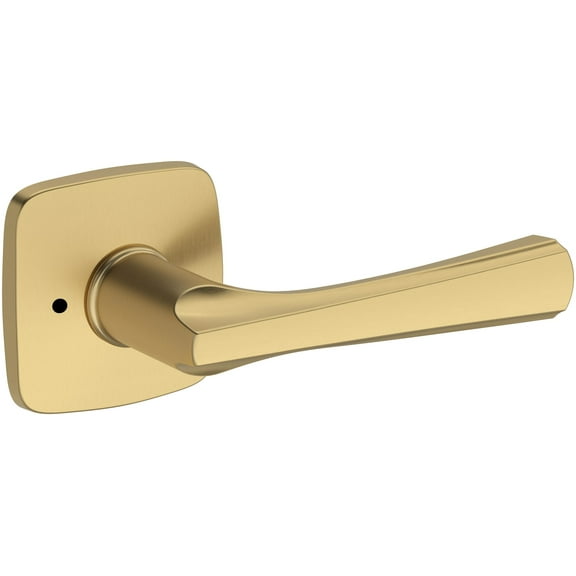 Baldwin Pv.Wyn.R.Sfr Wyndcliff Privacy Door Lever Set - Brass
