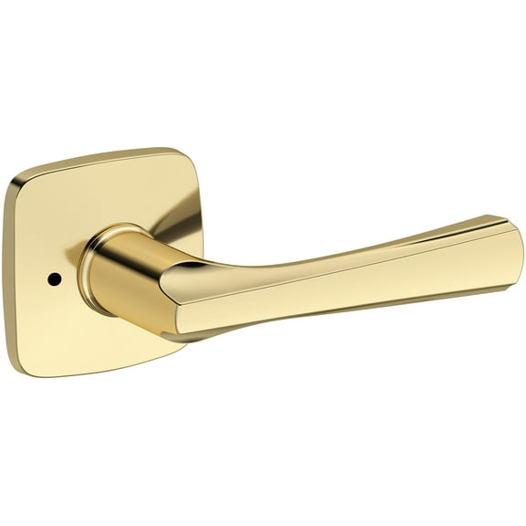 Baldwin Pv.Wyn.R.Sfr Wyndcliff Privacy Door Lever Set - Brass