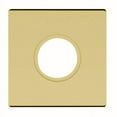 thumbnail image 1 of Baldwin R017031PS 2.62 in. Pair of Estate Square Rosettes for Passage Functions, Non-Lacquered Brass, 1 of 1
