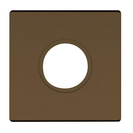 Baldwin R017050PS 2.62 in. Pair of Estate Rosettes for Passage Functions - Satin Brass & Black