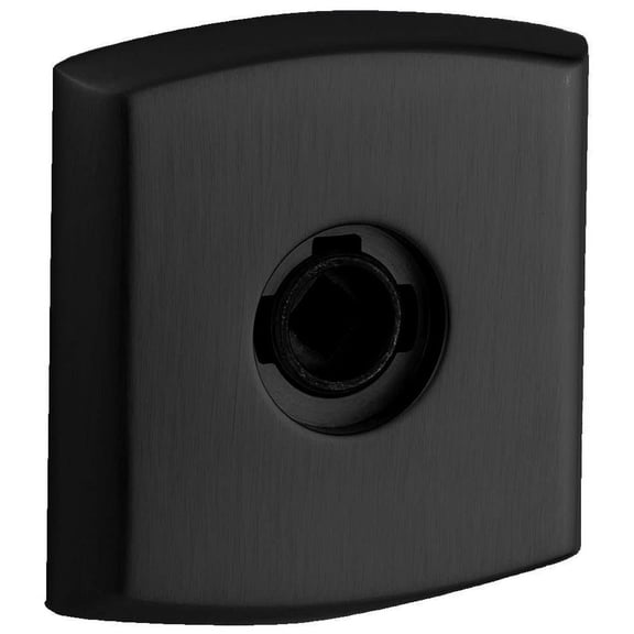 Baldwin R026190IDM Half Dummy Pair Soho Rosette - Satin Black