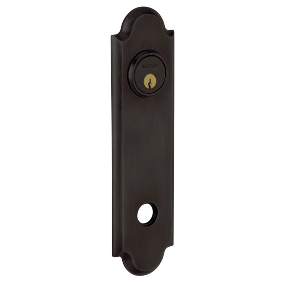 Baldwin R032.Entr Pair Of 10.53" Height Arch Entry Kit Rosettes - Bronze