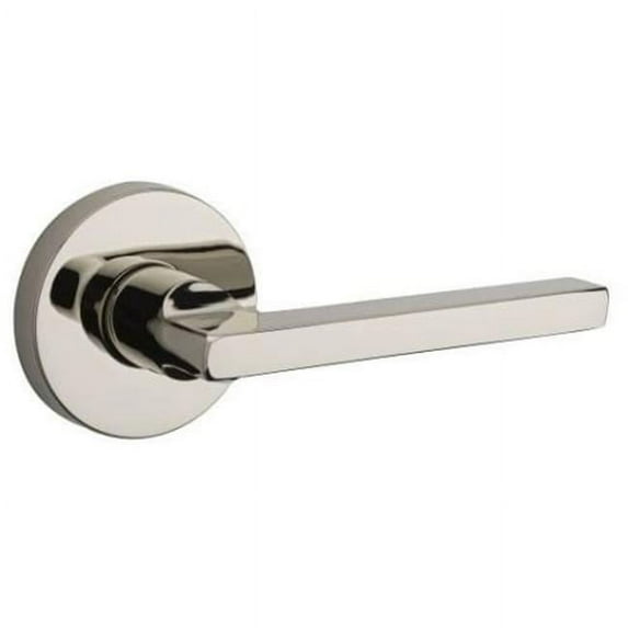 Baldwin R045031PS 2 in. Full Dummy Rosette Set Passage, Non-Lacquered Brass
