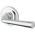 thumbnail image 1 of Baldwin Reserve ENFEDTRR260 Entry Handleset Federal Lever and Traditional Round Rose with 6AL Latch and Dual Strike Bright Chrome Finish, 1 of 3