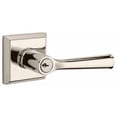 thumbnail image 1 of Baldwin Reserve ENFEDTSR141 Entry Handleset Federal Lever and Traditional Square Rose with 6AL Latch and Dual Strike Bright Nickel Finish, 1 of 3