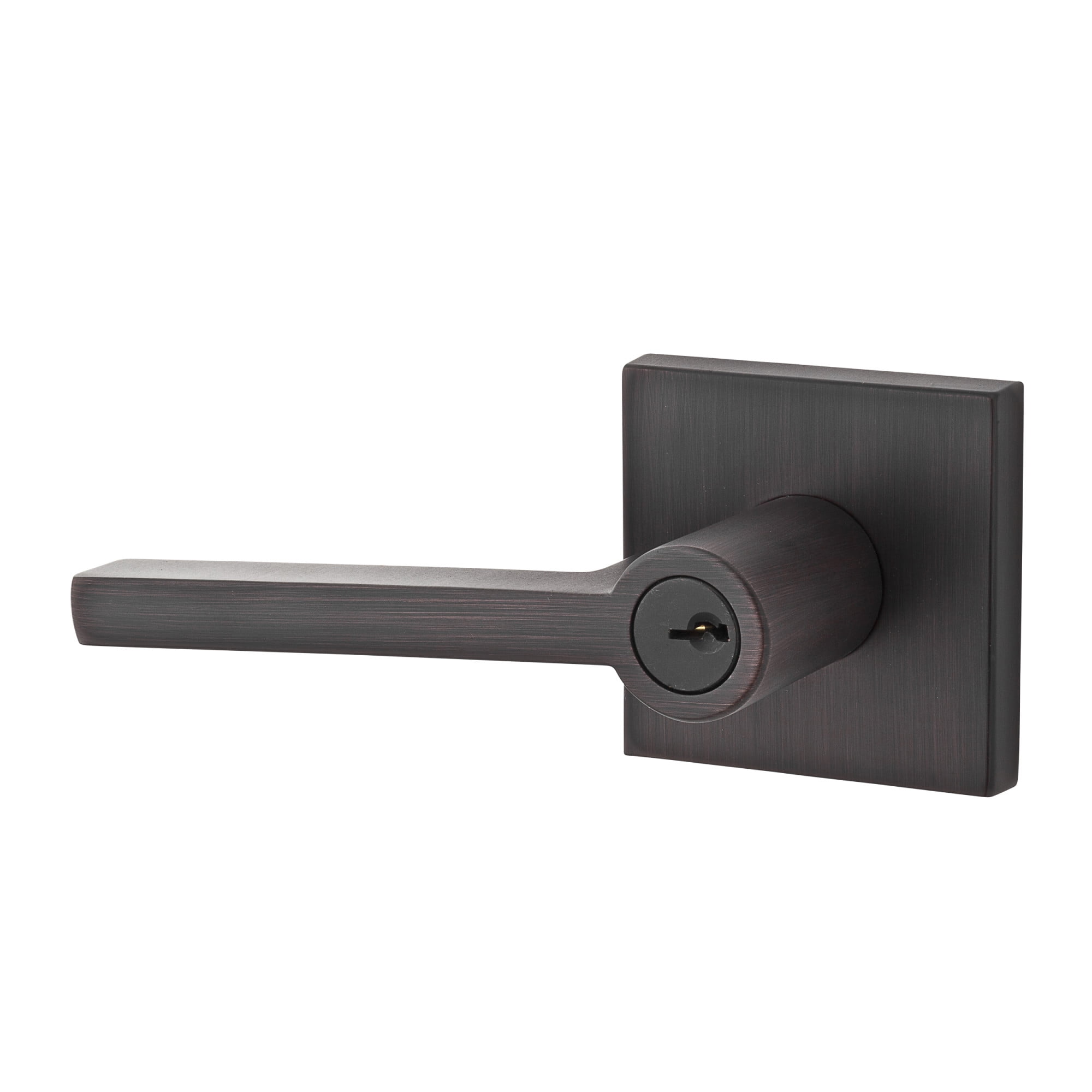 Venetian Bronze Contemporary Square Lever Door Handle