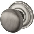thumbnail image 1 of Baldwin Reserve Enroutrr152 Entry Round Knob And Traditional Round Rose With 6Al Latch And Dual Strike Matte Antique Nickel Finish, 1 of 4