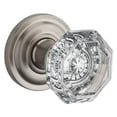 thumbnail image 1 of Baldwin Reserve FDCRYTRR150 Full Dummy Crystal Knob and Traditional Round Rose Satin Nickel Finish, 1 of 7