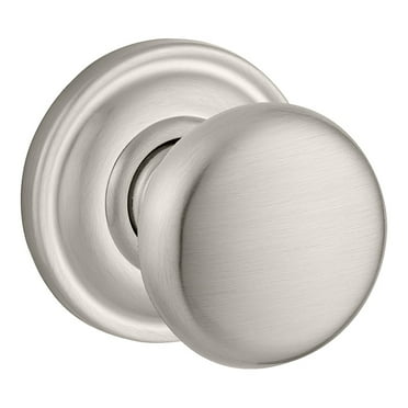 Baldwin Reserve FDROUTRR150 Full Dummy Round Knob and Traditional Round Rose Satin Nickel Finish