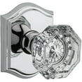 thumbnail image 1 of Baldwin Reserve Fdcrytar260 Full Dummy Crystal Knob And Traditional Arch Rose Bright Chrome Finish, 1 of 7