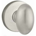 thumbnail image 1 of Baldwin Reserve Fdellcrr150 Full Dummy Ellipse Knob And Contemporary Round Rose Satin Nickel Finish, 1 of 1