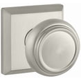 thumbnail image 1 of Baldwin Reserve Fdtratsr150 Full Dummy Traditional Knob And Traditional Square Rose Satin Nickel Finish, 1 of 6