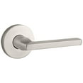 thumbnail image 1 of Baldwin Reserve HDSQURCRR150 Half Dummy Handleset Right Hand Square Lever and Contemporary Round Rose Satin Nickel Finish, 1 of 1