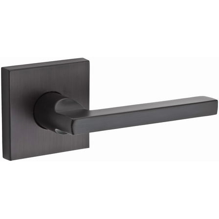 Baldwin Reserve HDSQURCSR112 Half Dummy Handleset Right Hand Square Lever and Contemporary Rose Venetian Bronze Finish