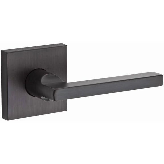 Baldwin Reserve HDSQURCSR112 Half Dummy Handleset Right Hand Square Lever and Contemporary Rose Venetian Bronze Finish