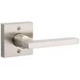 thumbnail image 1 of Baldwin Reserve HDSQURCSR150 Half Dummy Handleset Right Hand Square Lever and Contemporary Square Rose Satin Nickel Finish, 1 of 7