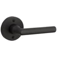 thumbnail image 1 of Baldwin Reserve HDTUBRCRR190 Half Dummy Right Hand Tube Lever and Contemporary Round Rose Satin Black Finish, 1 of 7