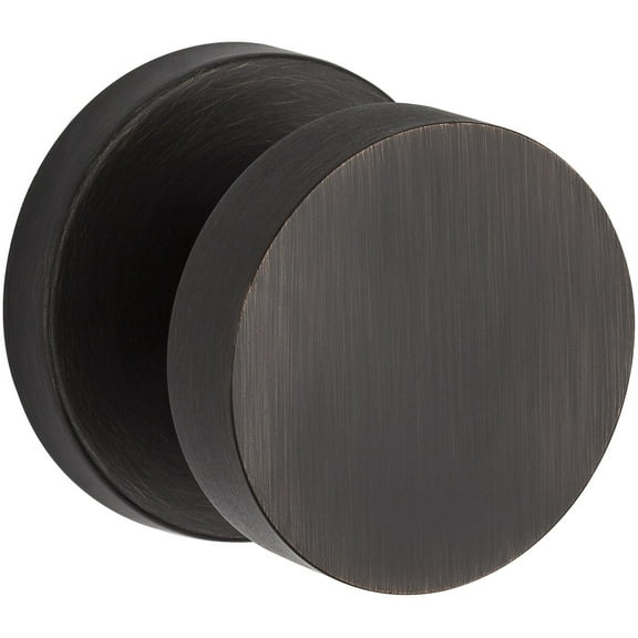 Baldwin Reserve Hdconcrr112 Half Dummy Contemporary Knob and Contemporary Round Rose Venetian Bronze Finish