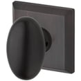 thumbnail image 1 of Baldwin Reserve Hdelltsr112 Half Dummy Ellipse Knob and Traditional Square Rose Venetian Bronze Finish, 1 of 6