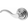 thumbnail image 1 of Baldwin Reserve PSCURTRR260 Passage Curve Lever and Traditional Round Rose Bright Chrome Finish, 1 of 1