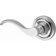 thumbnail image 1 of Baldwin Reserve PVCURTRR260 Privacy Curve Lever and Traditional Round Rose Bright Chrome Finish, 1 of 1