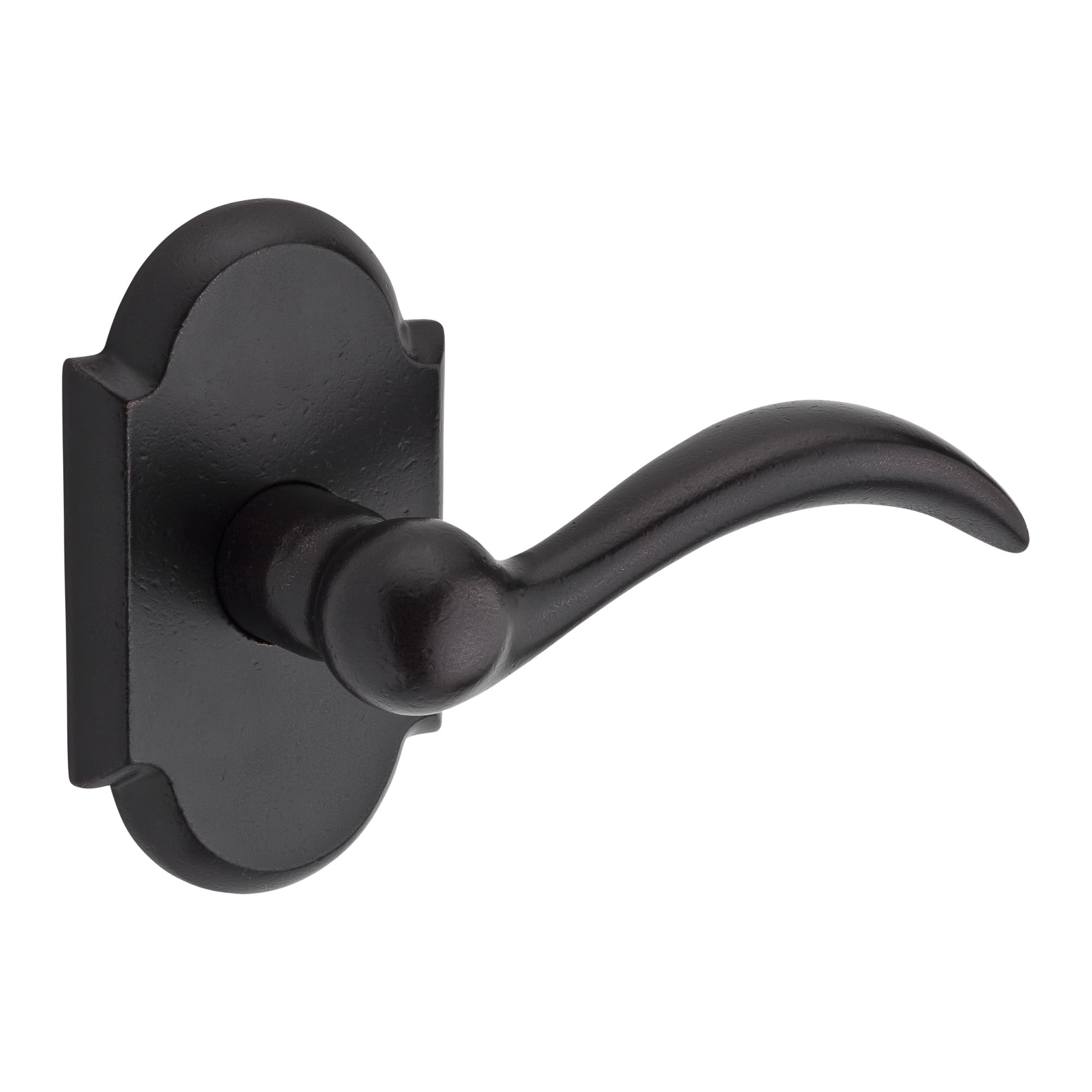 Dark Bronze Metal Wave Lever Passage Door Handle