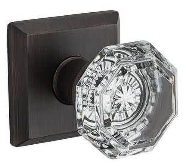 Venetian Bronze and Crystal Round Interior Door Knob