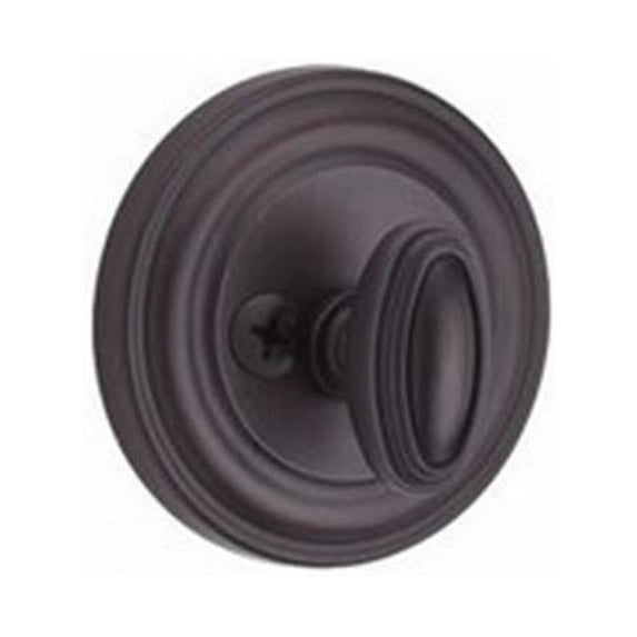 Baldwin Reserve Pttrd112 Patio Traditional Round Deadbolt With 6Al Latch And Dual Strike Venetian Bronze Finish