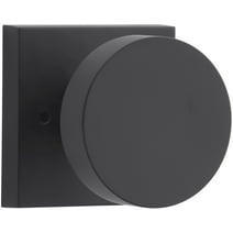 Baldwin Reserve Pvconcsr190 Privacy Contemporary Knob And Contemporary Square Rose With 6Al Latch And Dual Strike Satin Black Finish