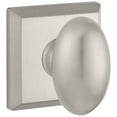 thumbnail image 1 of Baldwin Reserve Pvelltsr150 Privacy Ellipse Knob And Traditional Square Rose With 6Al Latch And Dual Strike Satin Nickel Finish, 1 of 7