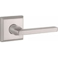 thumbnail image 1 of Baldwin Reserve Pvsqutsr150 Privacy Square Lever Handle And Traditional Square Rose With 6Al Latch And Dual Strike Satin Nickel Finish, 1 of 1