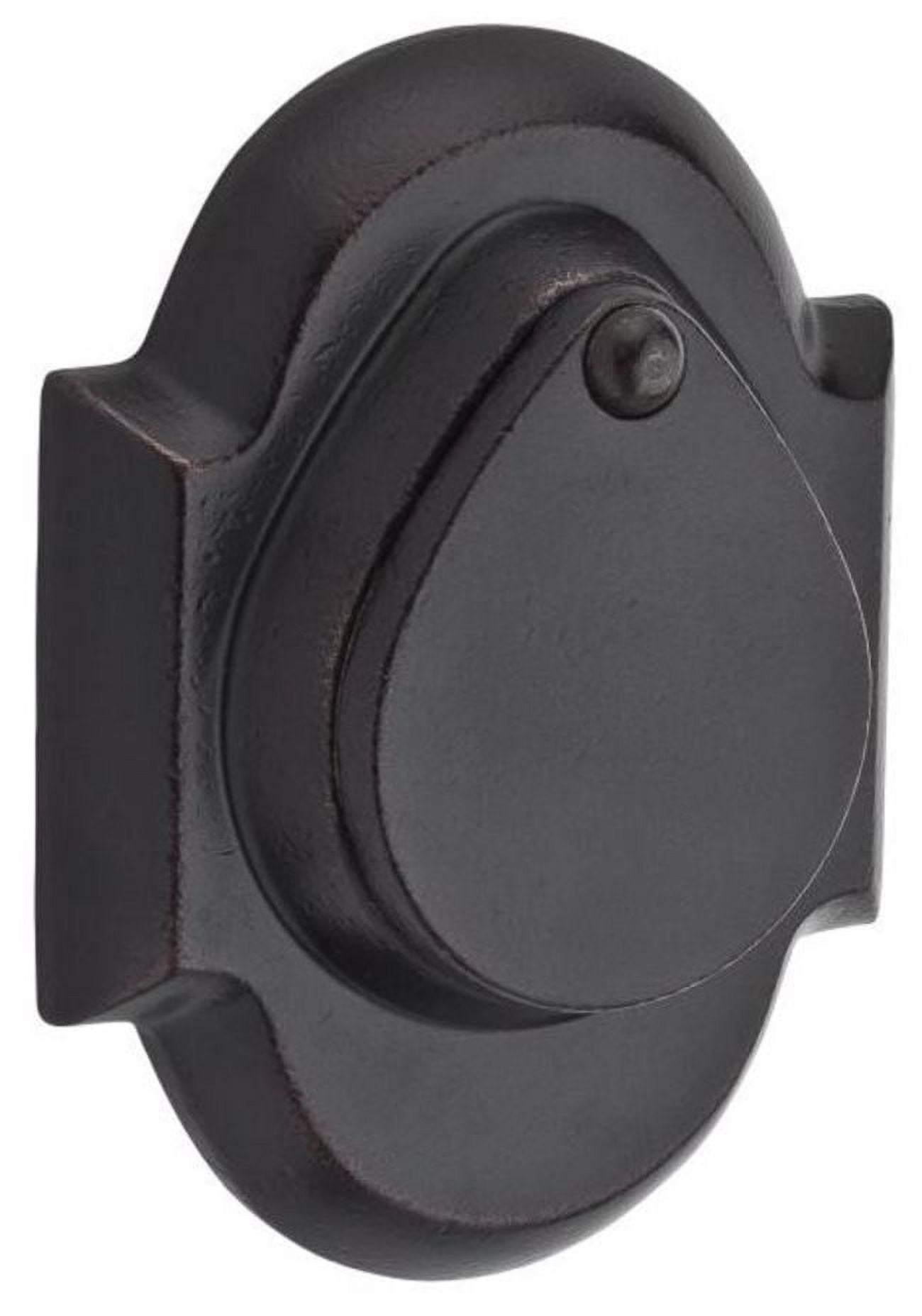 Dark Bronze Arch Single Cylinder Deadbolt with SmartKey